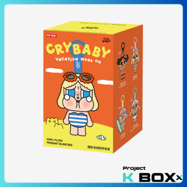 MÓC KHÓA CRYBABY VACATION MODE ON SERIES - VINYL PLUSH PENDANT BLINDBOX (14-18,5 CM)