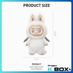 Labubu Zimomo POP MART The Monsters ZIMOMO Angel In Cloud Trắng